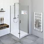 POLYSAN Zoom Line - Душ ъгъл 80x90 см, L/R вариант, Antidrop, прозрачно стъкло/хром ZL1280ZL3290 (ZL1280ZL3290)