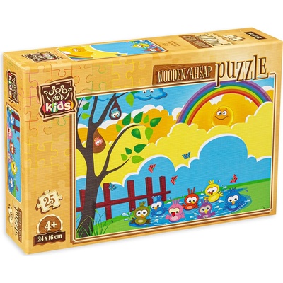 Art Puzzle Дървен пъзел Art Puzzle от 25 части - Време за баня (5874)