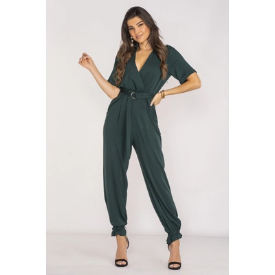 Awama Woman's Jumpsuit A660 tyrkysová