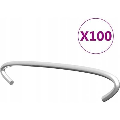 zahrada-XL Gabionová táhla 100 ks pozinkovaná ocel 10 cm