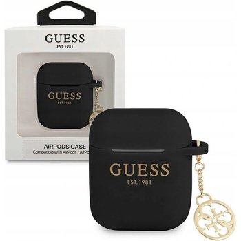 Guess 4G Charm Silikonové puzdro pre Airpods 1/2 GUA2LSC4EK