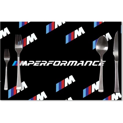 Sablio Prostírání Mperformance černý vzor 40x30cm