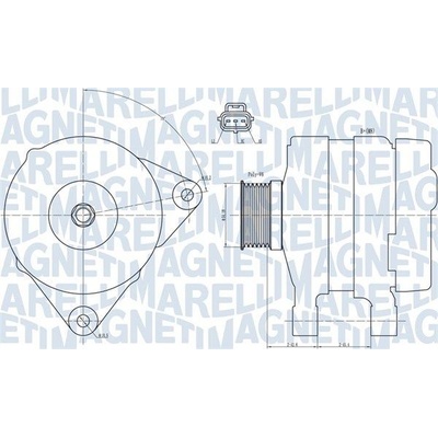 Generátor MAGNETI MARELLI 063731834010