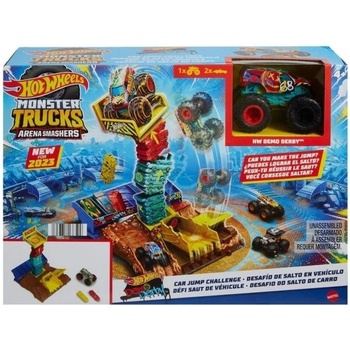 Mattel Hot Wheels Monster Trucks Aréna: Semifinále Výzva ke skoku aut HNB94