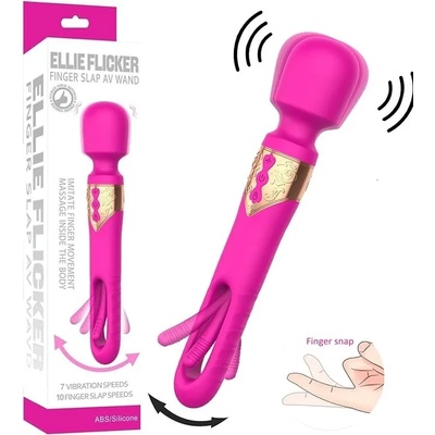 Масажор и вибратор с трептяща сърцевина, 25, 9см. - Ellie Flicker (FUNNY00001)