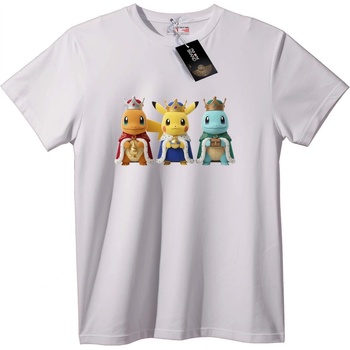 NOONEBRAND Тениска Pokémon Кралско Трио - S, Black