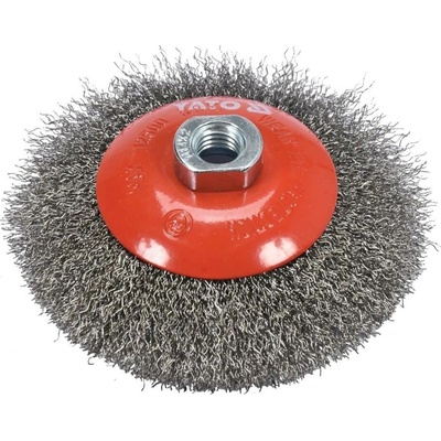 Yato Kartáč drátěný boční M14 x 125 mm INOX YT-47612