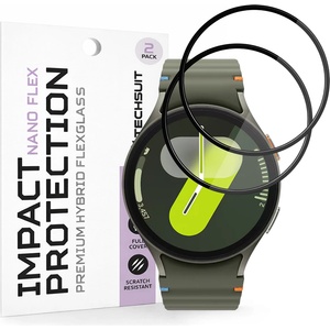 Techsuit Протектор за Samsung Galaxy Watch7 44mm - Nano Flex (2 pack) - Techsuit - Черен