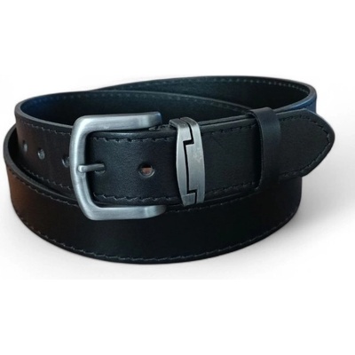 Penny Belts pánský kožený opasek Ramon černý