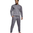 Cornette 117/160 Loose 9 pánské pyžamo dlouhé šedé