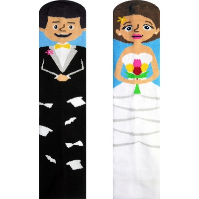 Hesty Socks Veselé ponožky Nevesta a Ženích