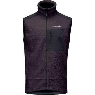 Norrøna Мъжки поларен елек Norrøna Trollveggen Warm3 Vest Fleece vest - Phantom (032-1664-0212)