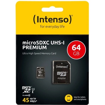 Intenso microSDXC 64GB UHS-I 3423490