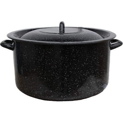 Green home Smaltovaný hrniec s pokrievkou 36 cm 20 l