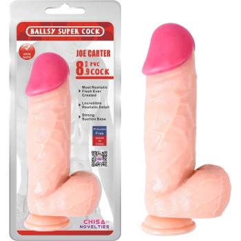 Image 1 of Реалистично дилдо с вакуумна основа, 22см. - Joe Carter Dildo (CHISA00346)
