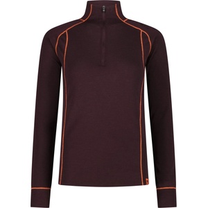 CMP Дамски вълнен пуловер CMP Women's Kildar Base Layer 35L2626 Merino longsleeve - Black Berry - размер 46 (EU) (105-7521-0217)