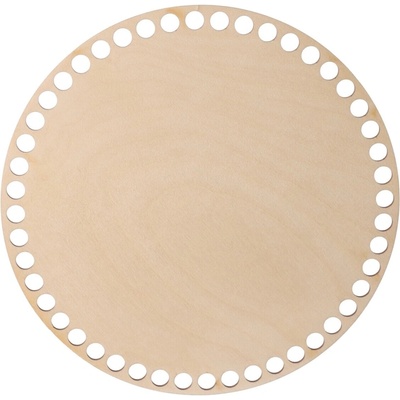 ČistéDrevo Drevené dno/veko na košík - kruh breza Zvoľte variant: 25 cm