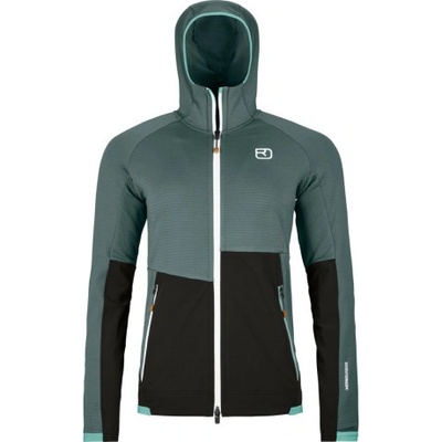 Ortovox Fleece Rib Hoody dámska mikina dark arctic grey