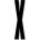 Design Letters Буква Design Letters X акрил 8 см черна (30201600X)
