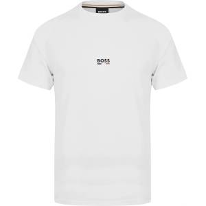 Boss Тениска Boss Mens BOSS Bodywear Short Sleeve T-Shirt with Logo Detail - White 105