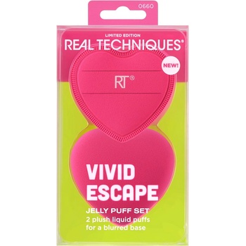 Real Techniques КОМПЛЕКТ REAL TECHNIQUES Jellybelly Puff Set Гъби за грим дамски