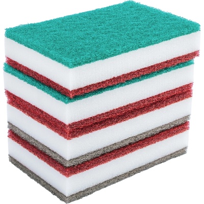 XTLINE Brúsna špongia mäkká 1 bal./4 ks | 150 × 100 × 30 mm, zrnitosť 80/120/240