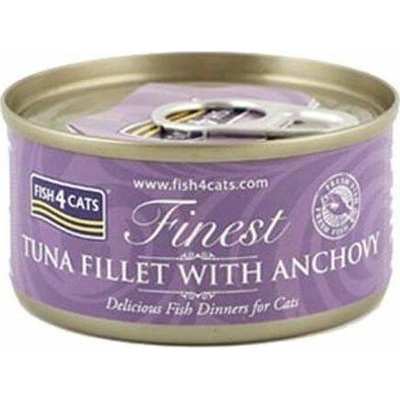 Fish4Cats Finest Tuna Fillet with Anchovy 70 g
