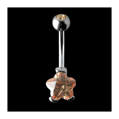 Steel Edge piercing do pupku z chirurgickej ocele SEDFSC8-CHM