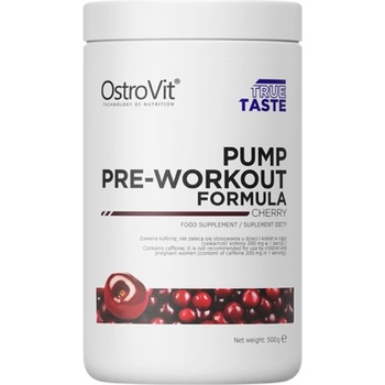 Image 1 of OstroVit PUMP Pre-Workout Formula [500 грама] Череша
