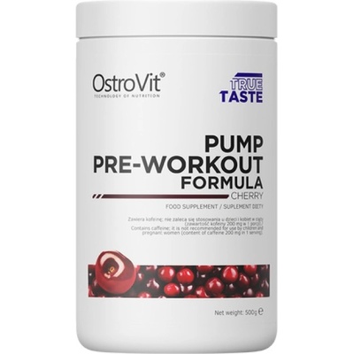 OstroVit PUMP Pre-Workout Formula [500 грама] Череша