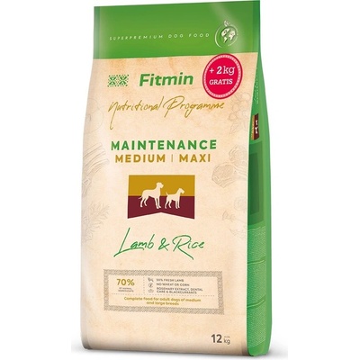 Fitmin Adult Medium & Maxi Lamb & Rice 14 kg