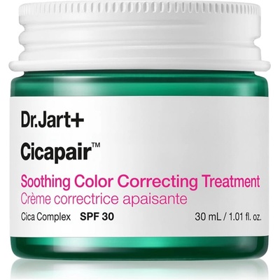 Dr. Jart+ Cicapair Soothing Color Correcting Treatment SPF 30 интензивен крем, намаляващ зачервяването на кожата SPF 30 30ml