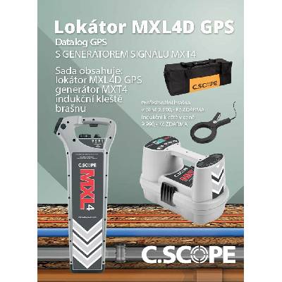 C.Scope set MXL 4 DBG a generátoru MXT 4
