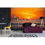 DIMEX ART Самозалепваща се флизелинова фототапета здрач край морето 375 x 250 см