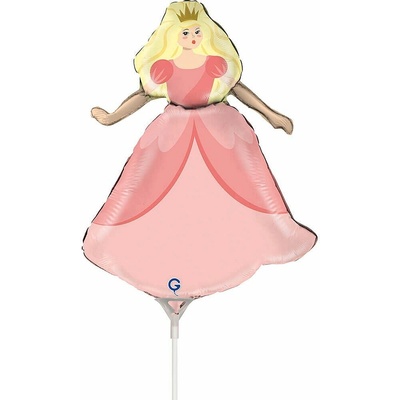 GRABO fóliový balónek MINI Princezna 14" 35 cm nafukovací