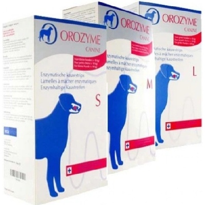 Orozyme oradental S dentálne žuvacie plátky s kolagénom pre psov 224 g