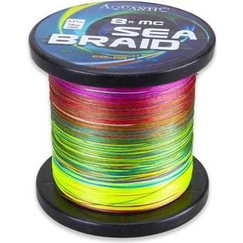 Aquantic šnúra osempramenná MC Sea-Braid 1500 m 0,26 mm multicolor