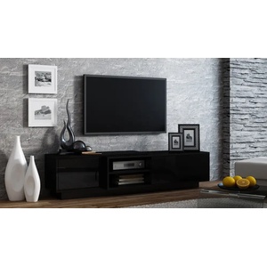 Cama meble Cama ТВ шкаф SIGMA1 180 черен/черен гланц (SIGMA1 CZ/CZ)