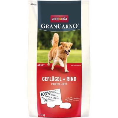 Animonda GranCarno Adult s hydinovým a hovädzím mäsom 12 kg