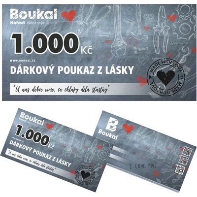Dárkový poukaz v hodnotě 1.000 Kč k valentýnu – Sleviste.cz