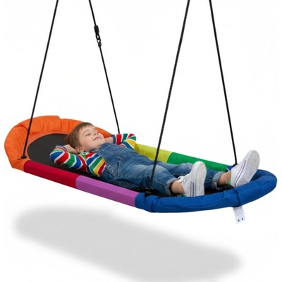 Pepita Правоъгълна гнездова люлка 167x70cm - дъга (JKL-167BNS)