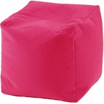 PUFRELAX Пуф, 100л. , Табуретка Куб XL, Panama pink, Перящ се калъф, водоустойчив, Пълнеж от Полистиролни перли (PUF-G-CXL-PEX-PNK) - topmall