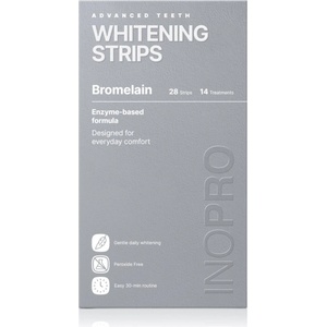 InoPro Advanced Whitening Strips избелващи ленти за зъби bez peroxidu 28 бр