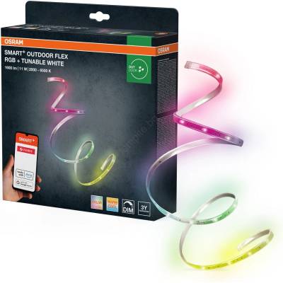 OSRAM - LED RGB+TW димируема външна лента SMART+ FLEX 5m LED/11W/230V 2000-6500K IP65 (P228054)