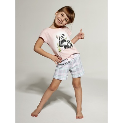 Cornette dívčí pyžamo PANDA růžová