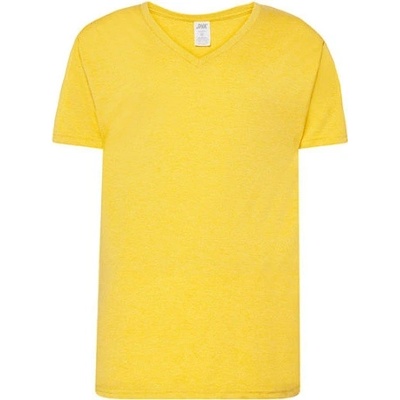 JHK pánske tričko JHK270 mustard heather