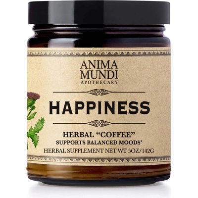 Anima Mundi Organic Happiness Powder, směs bylin pro uklidnění, BIO, 141 g