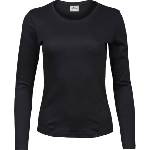 TEE JAYS tj590 / Дамска тениска с дълъг ръкав - черна l (18059000203)