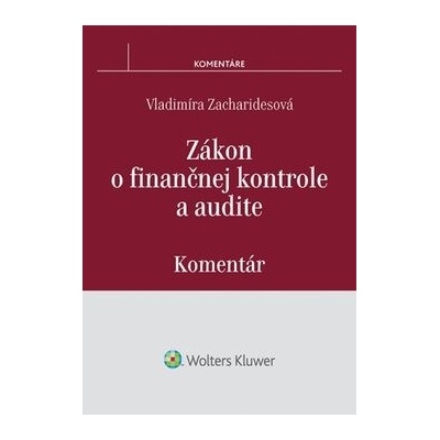 Zákon o finančnej kontrole a audite - Vladimíra Zacharidesová