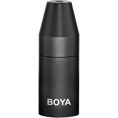 BOYA Адаптер за микрофон BOYA 35C-XLR, от 3.5mm TRS (ж) към XLR (м), черен (35C-XLR)